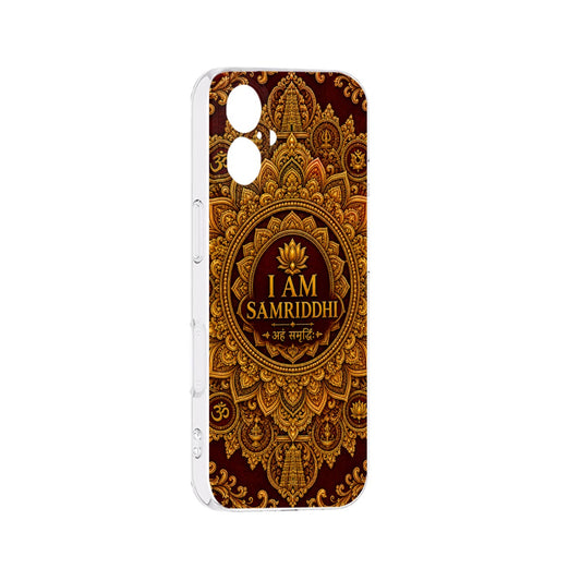 I Am Samriddhi iPhone 17 Series TPU Phone Case – Sacred Mandala Design