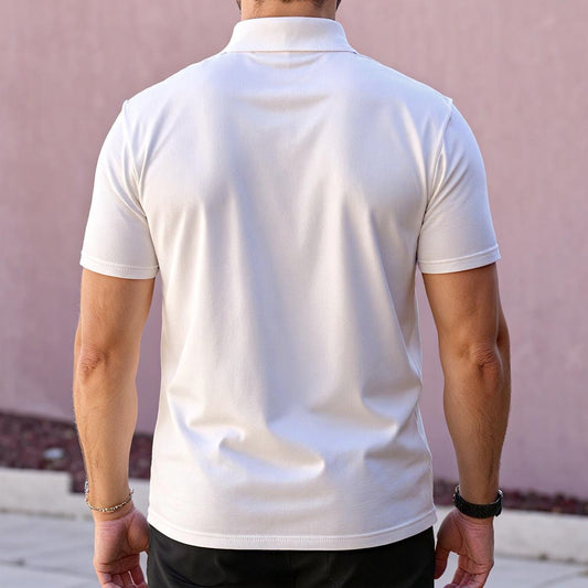 Men's Logo Polo Shirt – All-Over Print