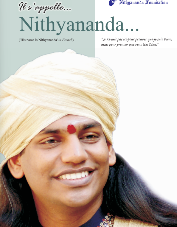 Il s'appelle Nithyananda (His Name is Nithyananda in French)