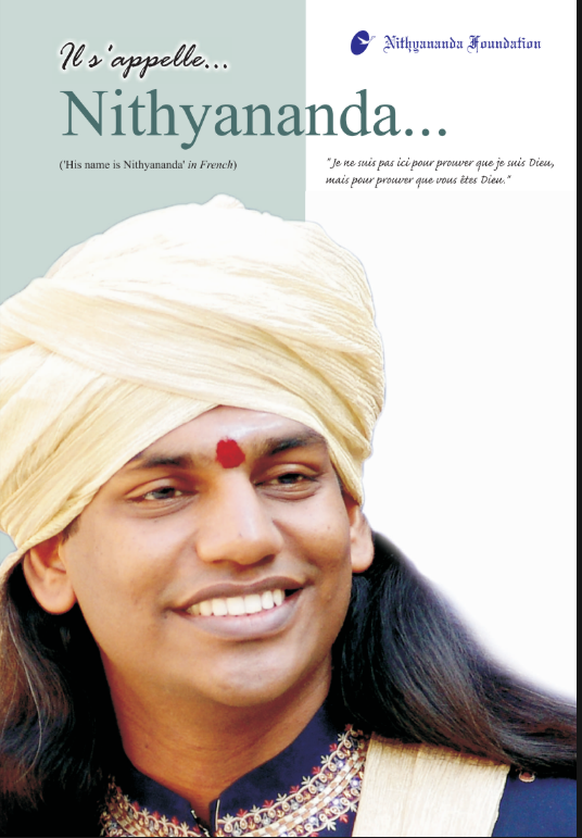Il s'appelle Nithyananda (His Name is Nithyananda in French) (Book)