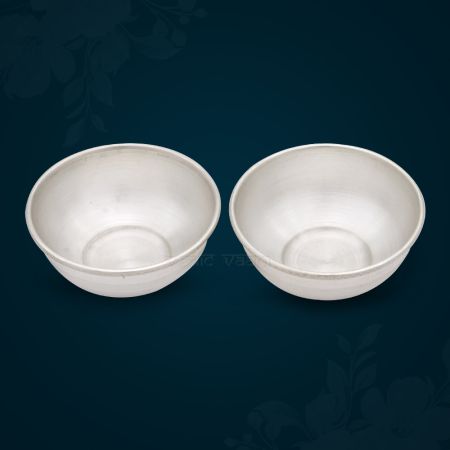 Small Bowl/Katori for Prasadam Puja Thali in Pure Silver