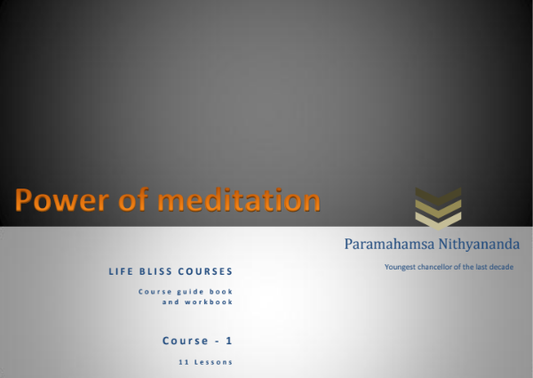 Power Of Meditation (Book)