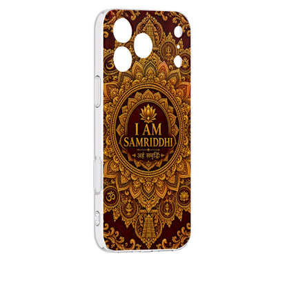 I Am Samriddhi iPhone 17 Series TPU Phone Case – Sacred Mandala Design