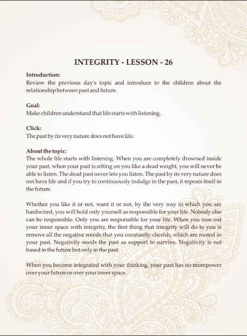Integrity Vol 2 (For Children Aged Below 7 years) (Book)