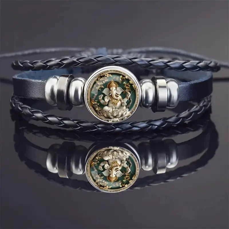 Indian Ganesha (Elephant God) pendant bracelet