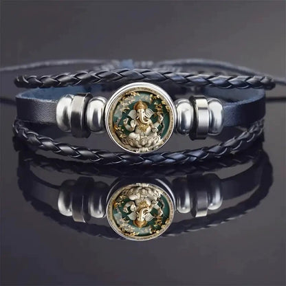Indian Ganesha (Elephant God) pendant bracelet