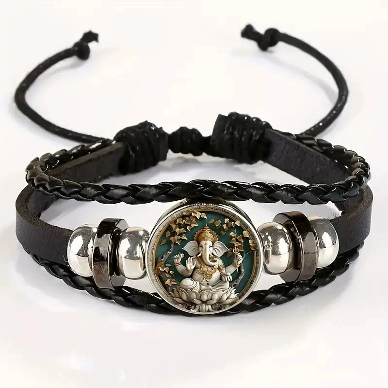 Indian Ganesha (Elephant God) pendant bracelet