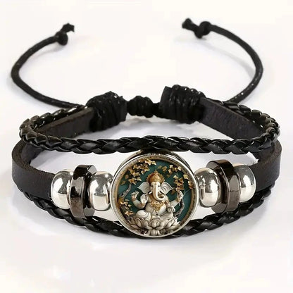 Indian Ganesha (Elephant God) pendant bracelet