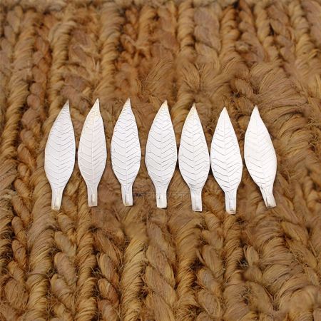 Leaf for Puja in Pure Silver - Set of 7