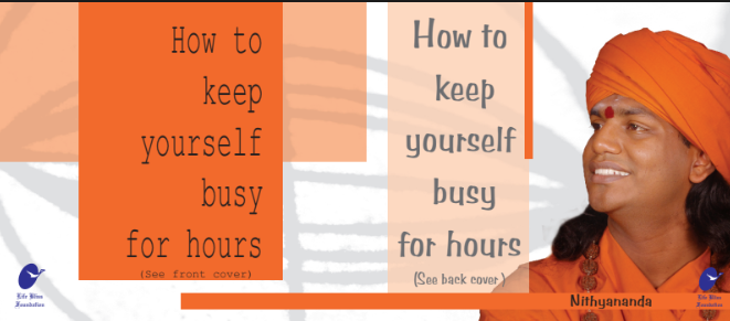 How To Keep Yourself Busy For Hours: A Frank Talk with the Press (Book)