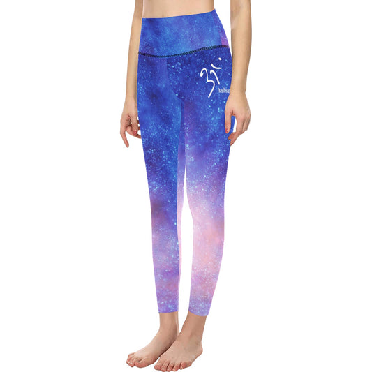 Women's High-Waisted Leggings (Model L36)