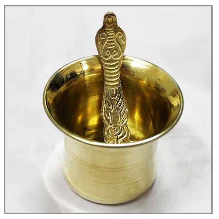 Panchapatra-Pali In Brass