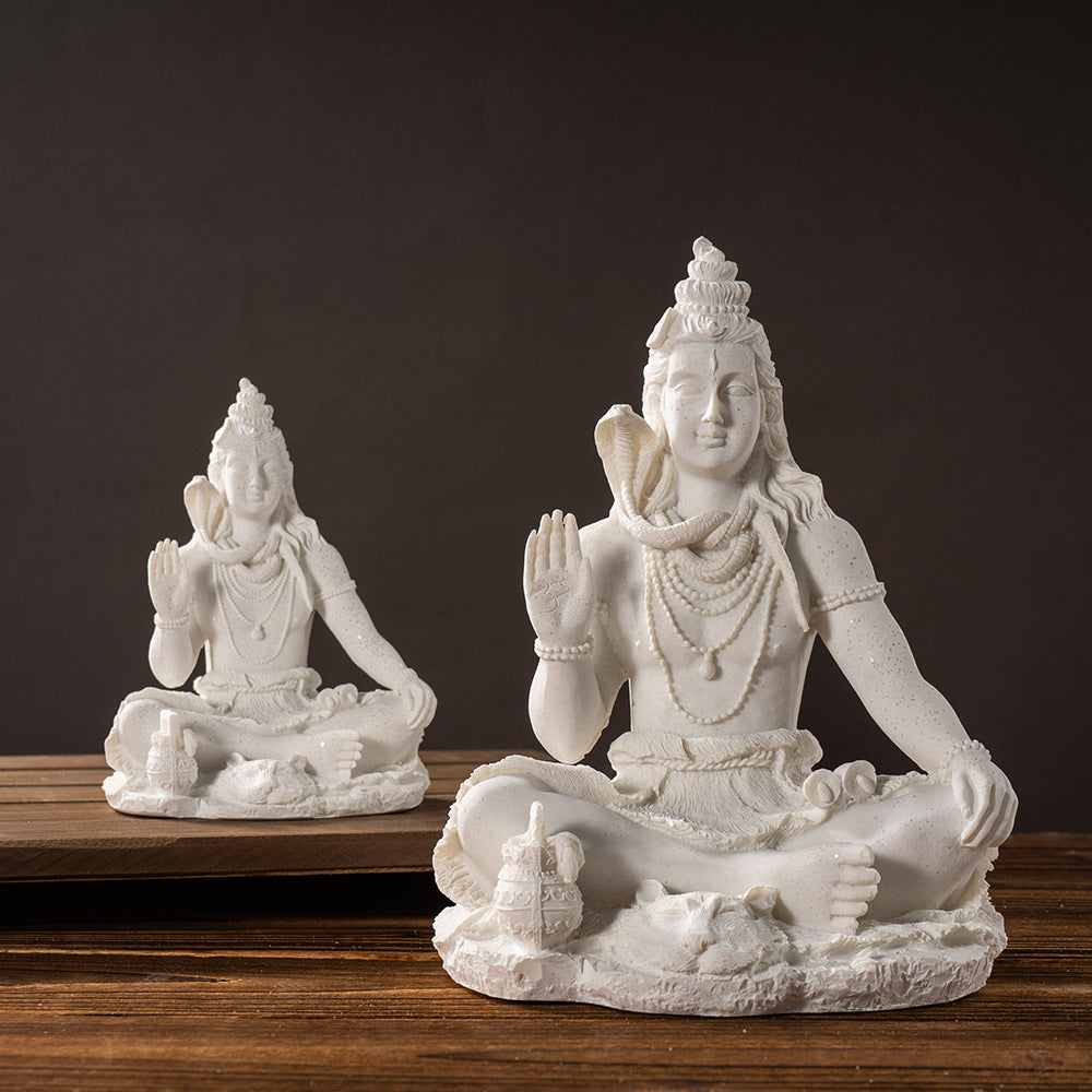 Sacred Lord Shiva Meditation Statue – Divine Stillness, Protection & Inner Awakening (Small / Large Size Available)