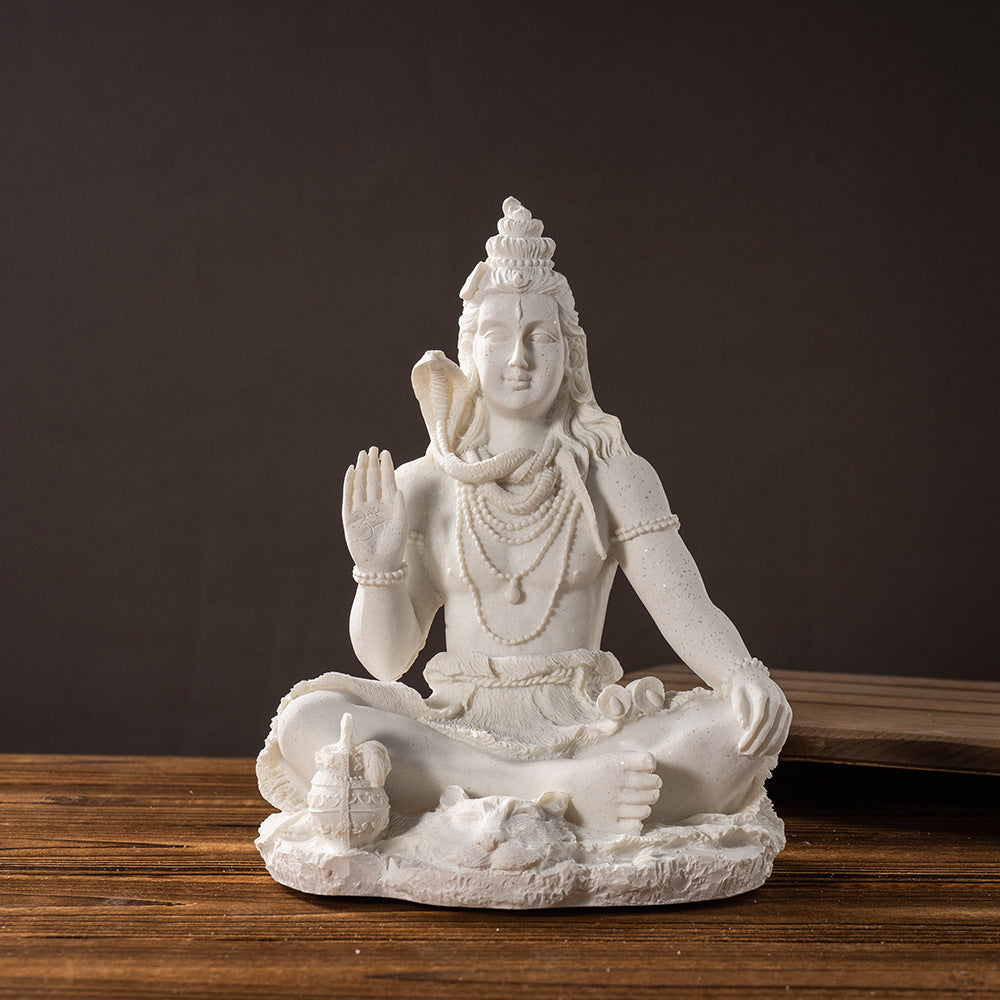 Sacred Lord Shiva Meditation Statue – Divine Stillness, Protection & Inner Awakening (Small / Large Size Available)