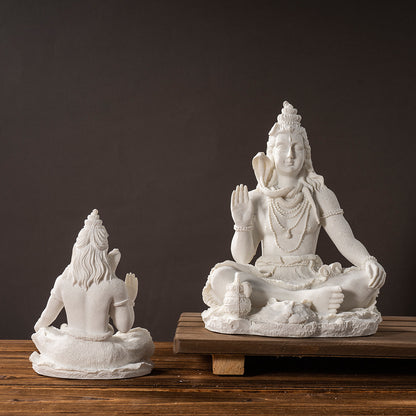 Sacred Lord Shiva Meditation Statue – Divine Stillness, Protection & Inner Awakening (Small / Large Size Available)