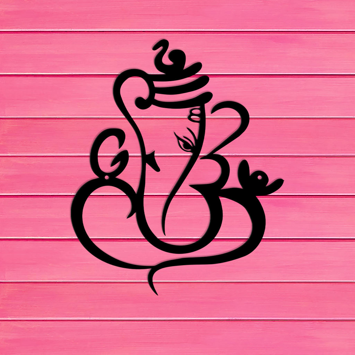 Sacred Ganesha Line Art – Living Presence of the Remover of Obstacles & Auspicious Consciousness (Approx. 29cm × 24cm)