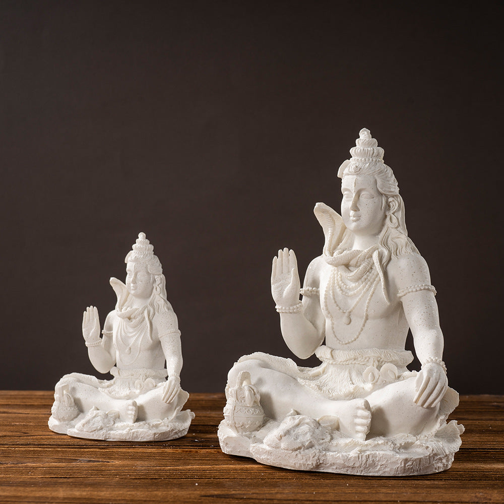 Sacred Lord Shiva Meditation Statue – Divine Stillness, Protection & Inner Awakening (Small / Large Size Available)