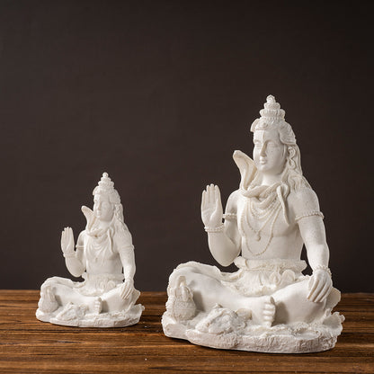 Sacred Lord Shiva Meditation Statue – Divine Stillness, Protection & Inner Awakening (Small / Large Size Available)