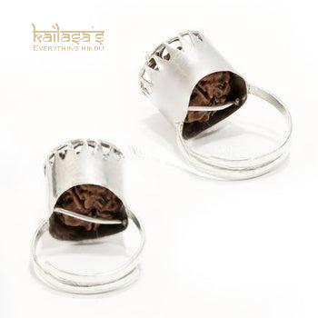 7 Mukhi Rudraksha Ring - Adjustable