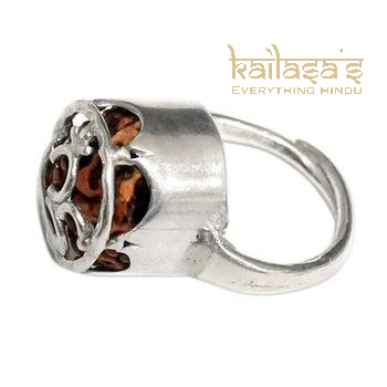 7 Mukhi Rudraksha Ring - Adjustable