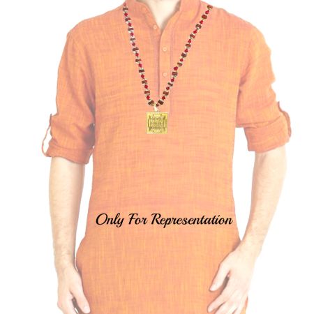 Navgraha Yantra Locket in Rudraksha Mala