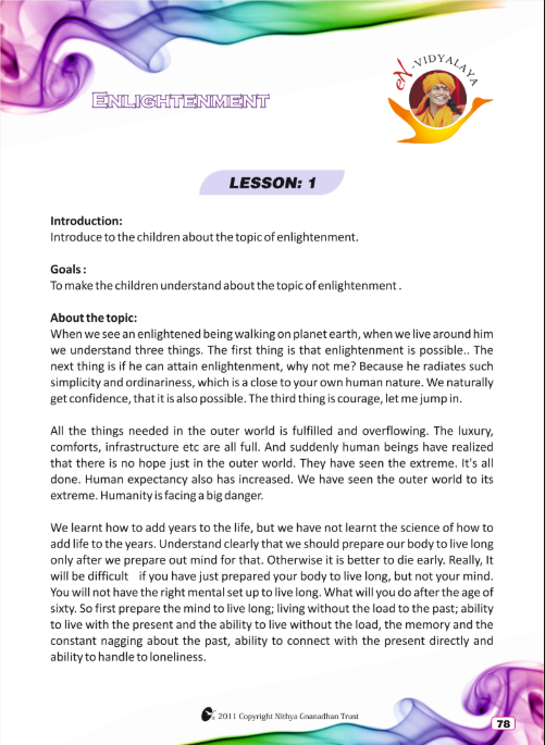 Living Enlightenment For Kids Series: Enlightenment Vol. 2 (Book)