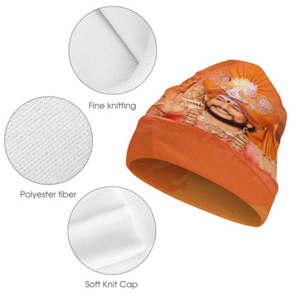 Full printed knitted hat