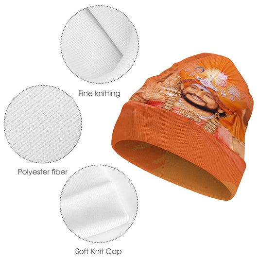 Full printed knitted hat