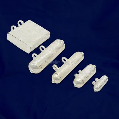 Amulet Taweez set for Keeping Auspicious Ash, Bhojpatra, Lucky Charms - set of 5