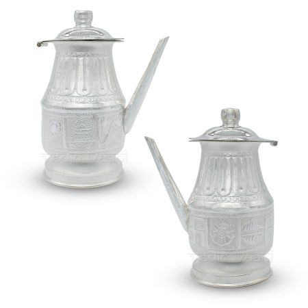 Ashtamangal Jal Dhari (Netipatra) in Pure Silver