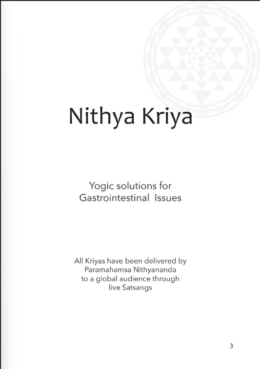Nithya Kriya: Yogic Solutions for Gastrointestinal Issues (Book)