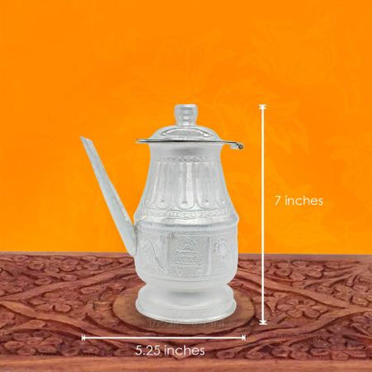 Ashtamangal Jal Dhari (Netipatra) in Pure Silver