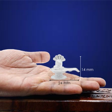 Lord Shiva Shivlingam in Pure Silver