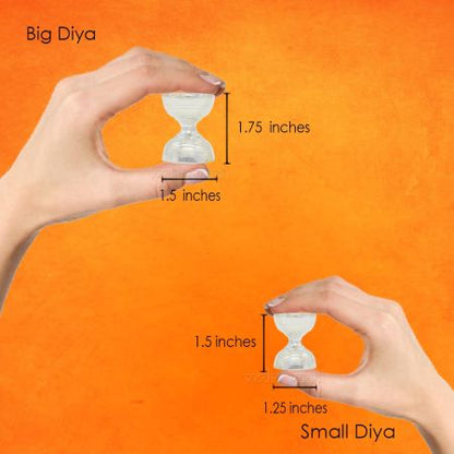 Anjali Diya / Jyot Oil Lamp in Pure Silver