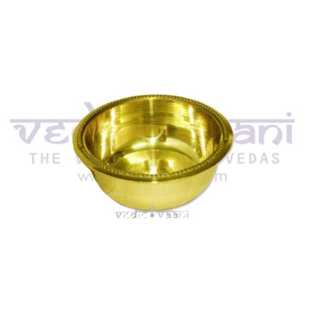 Bowl in brass with fine finish Design I