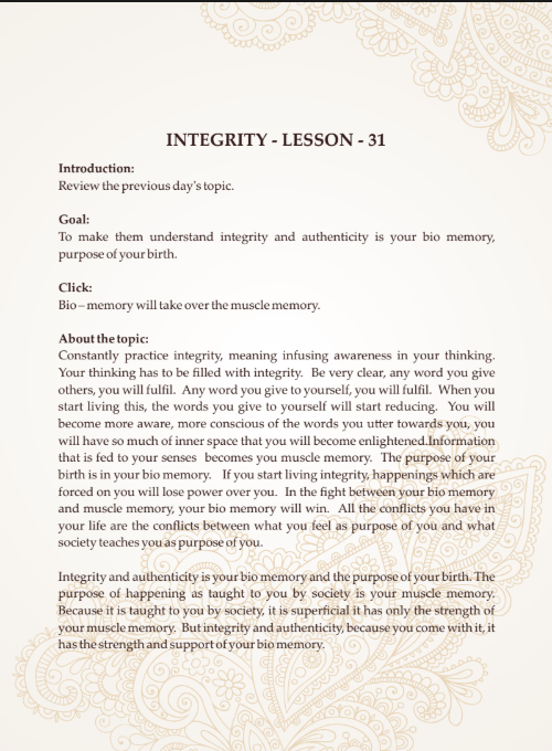 Integrity Vol 3 (For Children Aged Below 7 years) (Book)