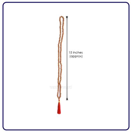 Panchmukhi Chikna Rudraksha Beads Mala