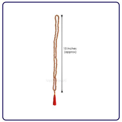 Panchmukhi Chikna Rudraksha Beads Mala