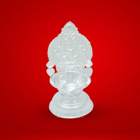 Lakshmi Oil Diya in Pure Silver