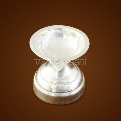 Diya in Pure silver