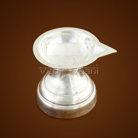 Diya in Pure silver
