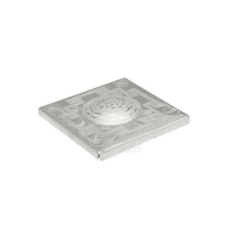 Dome Shree Yantra in Pure Silver