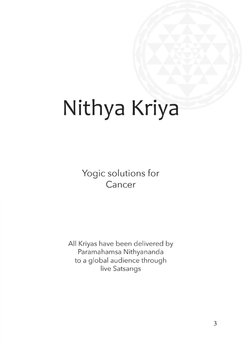 Nithya Kriya: Yogic Solutions for Ageing With Grace (Book)