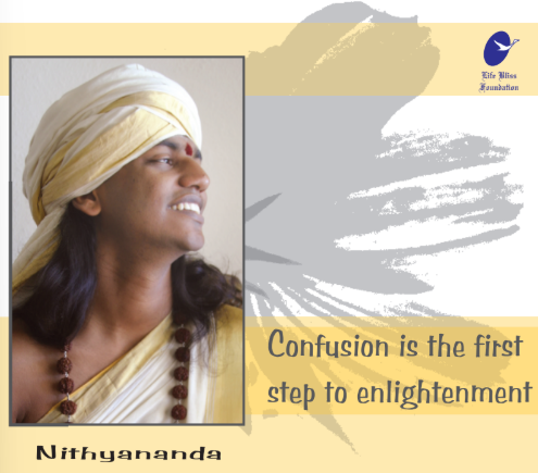 Confusion Is The First Step To Enlightenment