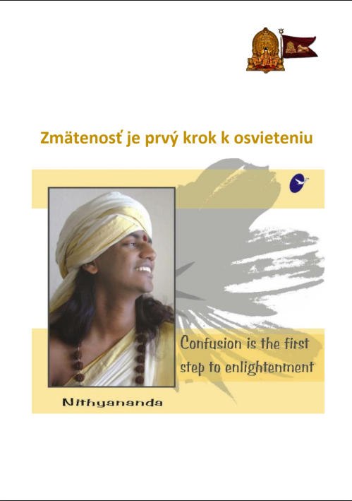 Confusion Is The First Step To Enlightenment in Slovak (Book)