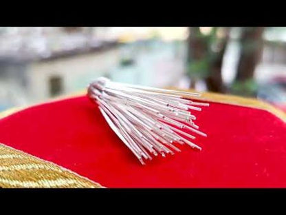 Silver Durva Judi for Worshiping Ganpati Bappa