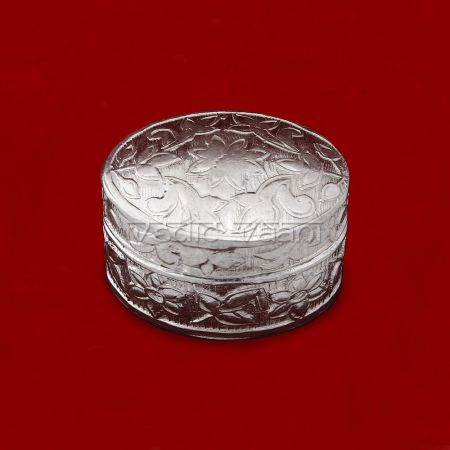 Kumkum Gift Dibbi in Sterling Silver