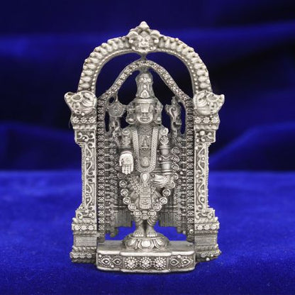 Lord Venkateshwara (Balaji) Idol (Murti) in Pure Silver