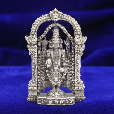 Lord Venkateshwara (Balaji) Idol (Murti) in Pure Silver