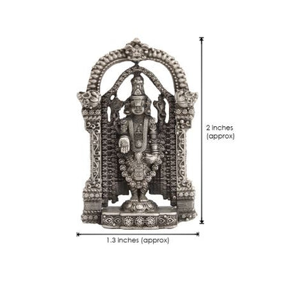 Lord Venkateshwara (Balaji) Idol (Murti) in Pure Silver